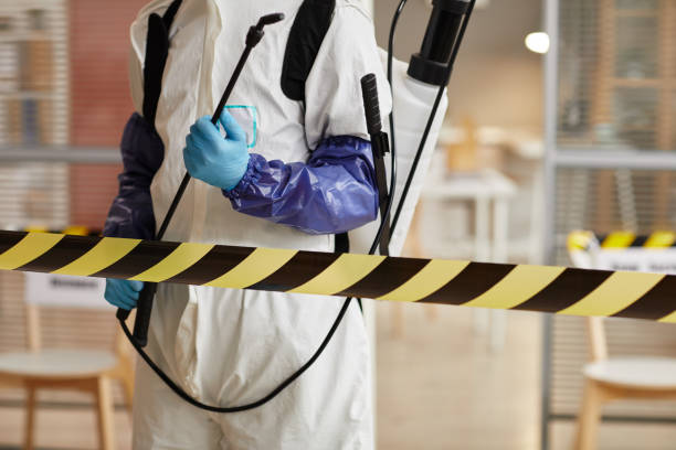 Professional Biohazard Cleanup technician working in Riverton, NE